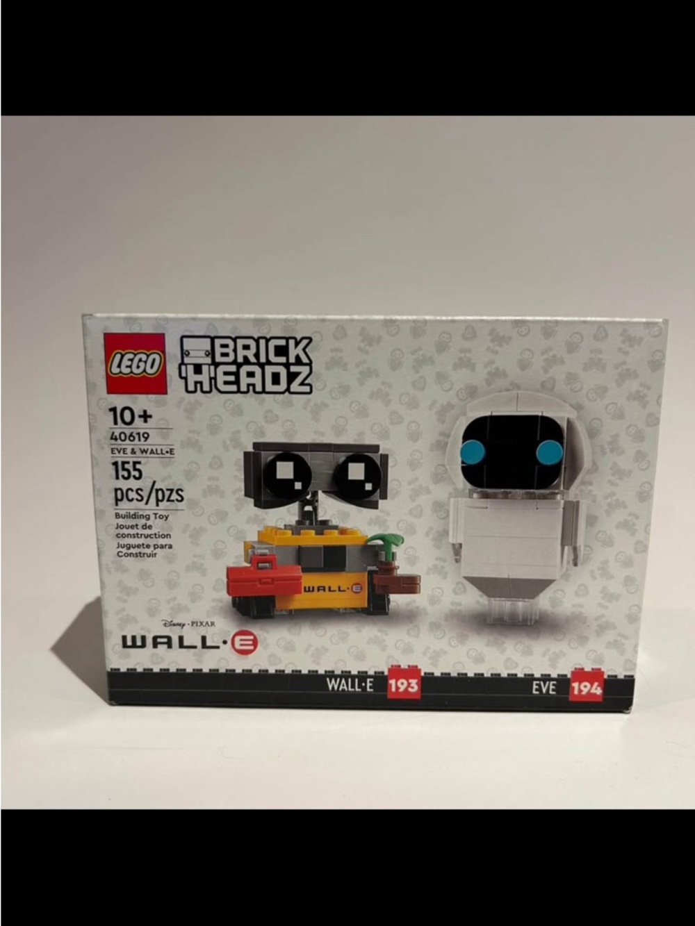 NIB LEGO Eve and Wall-E / 40619 / Brickheadz